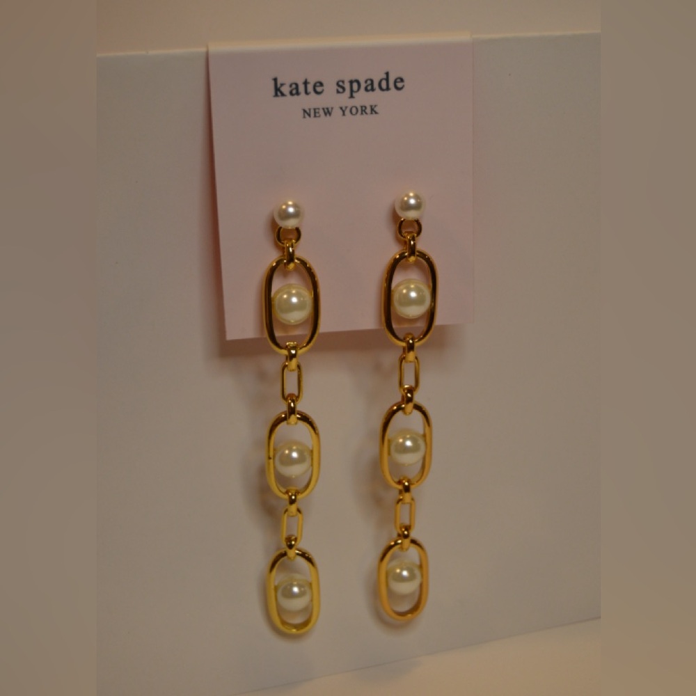 Kate Spade ‘Glamorous Strands Linear
Earrings’. Brand New.